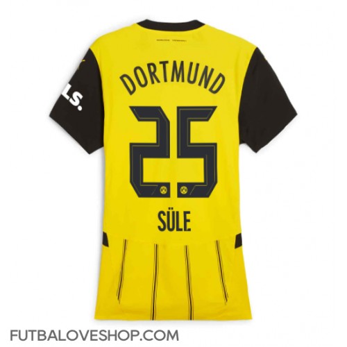 Dres Borussia Dortmund Niklas Sule #25 Domáci pre Ženy 2024-25 Krátky Rukáv